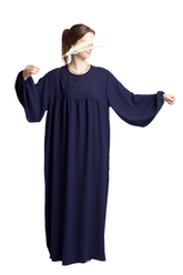 Ballonärmel Jazz Marieneblau