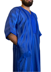 Marokkanische Qamis - Blue Glanz