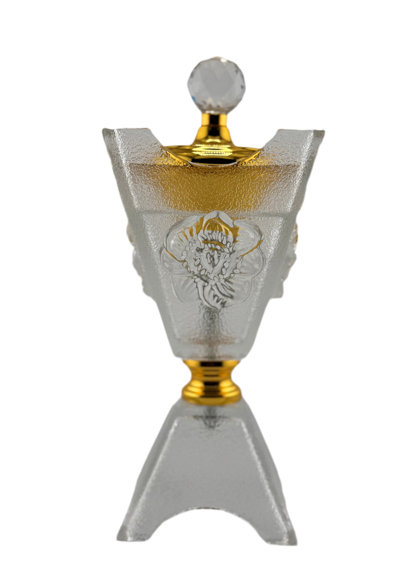 Räucherbehälter aus Glas - Gold