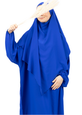 Medina Khimar Set Blau