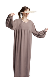 Ballonärmel Jazz Taupe