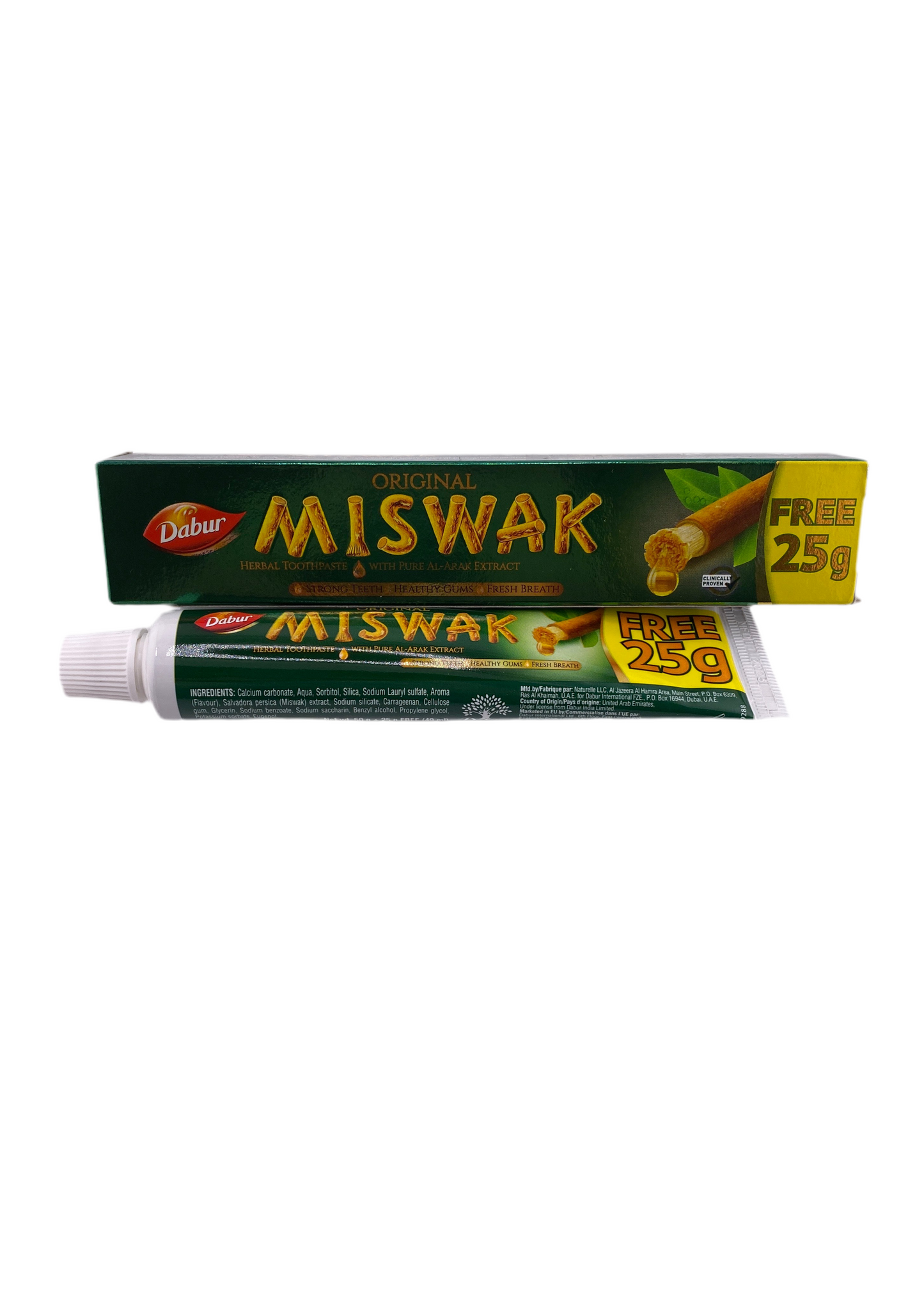 Miswak Zahnpasta – Fluoridfrei - Sanfte Pflege für Zähne & Zahnfleisch