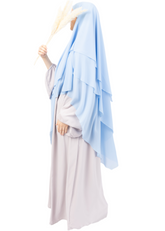 Dreilagiger Khimar Babyblue