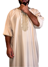 Marokkanische Qamis - Beige