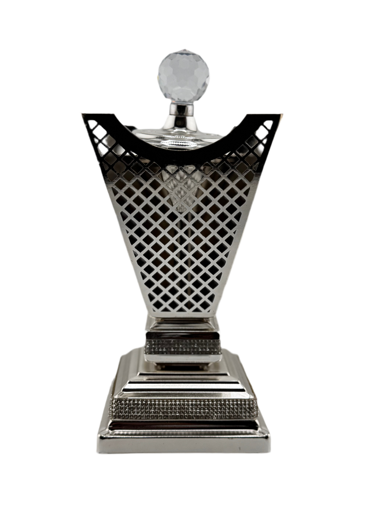 Räucherbehälter mit Deckel - Silber