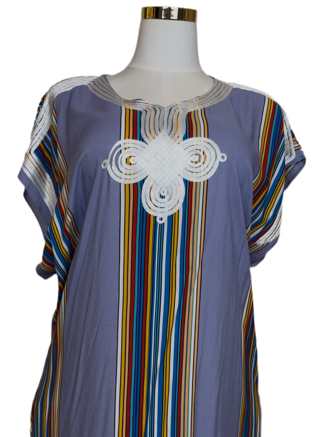 Marokkanische Gandoura Flieder