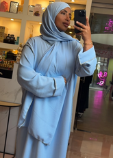 Hijab Overall Babyblau