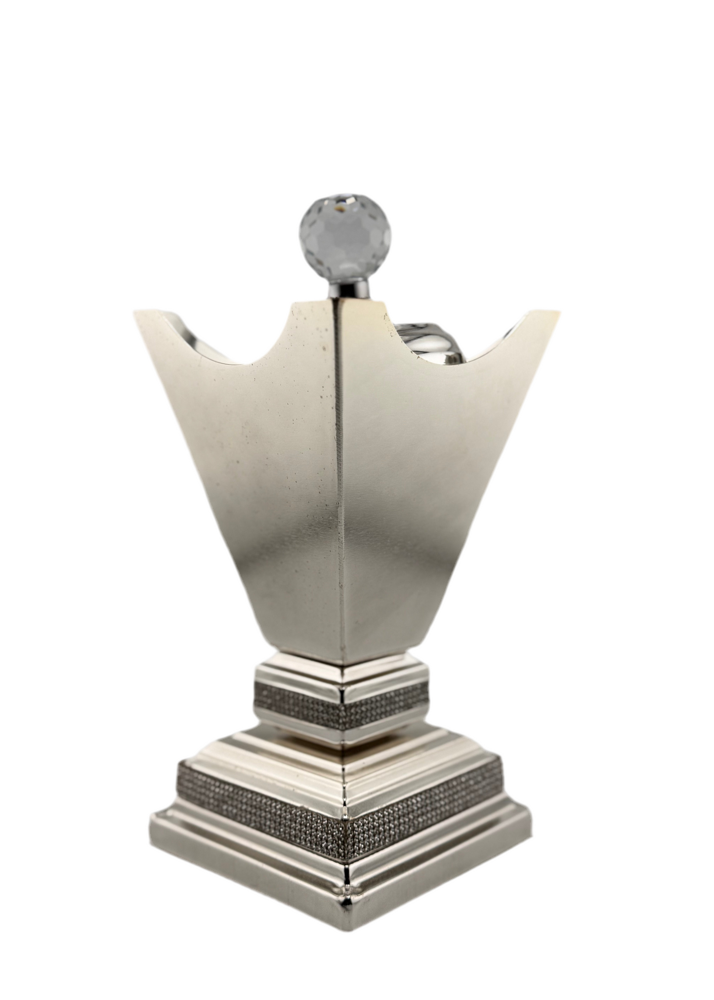 Räucherbehälter mit Deckel - Silber