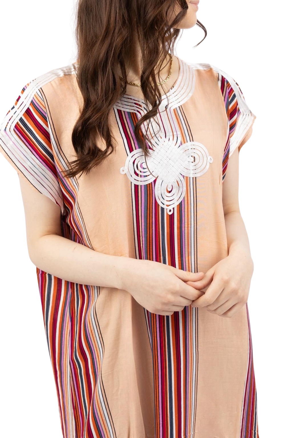 Premium Gandoura Kleid Damen Kaftan Sommerkleid Oversize